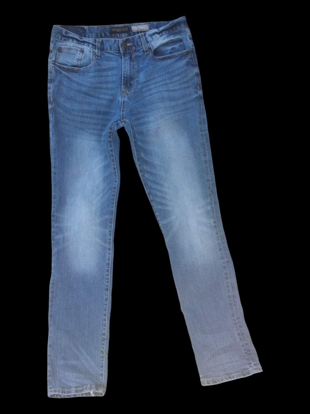 Aeropostale Men's Skinny Jeans Medium-Light Blue Wash Size 31x32